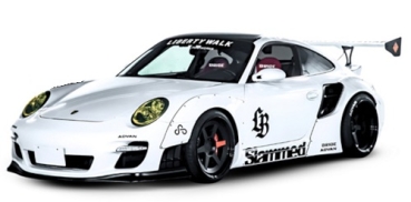 GT958 Porsche 911 (997) Turbo LB-Works 2024 white 1:18